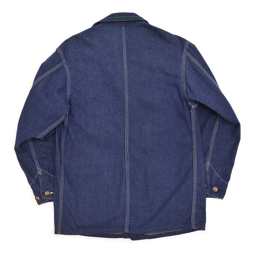1960s~ MONTGOMERY WARD HIPPIE EMBROIDERED DENIM COVERALL ... 38