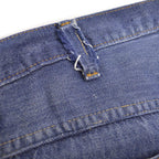 1970's MONTGOMERY WARD PATCHWORK CUSTOMIZED VAT DYE DENIM PANTS ... W37/L29