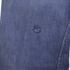 1970's MONTGOMERY WARD PATCHWORK CUSTOMIZED VAT DYE DENIM PANTS ... W37/L29
