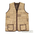 ~1980's OLD RANDOM PATCHWORK SHEARLING VEST...