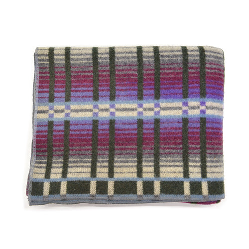 RARE VINTAGE INDIAN WOOL BLANKET / SMALL SIZE