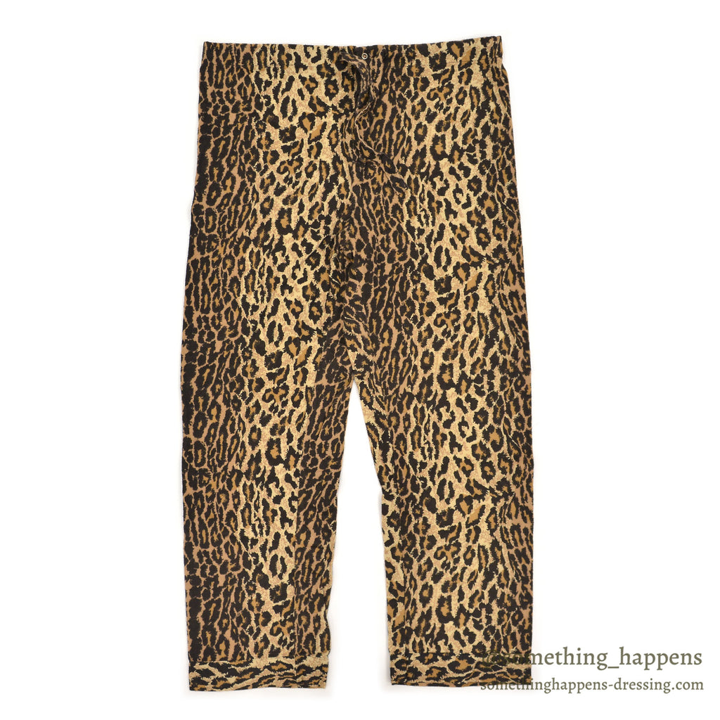 ~1990s NICK & NORA LEOPARD PRINT PAJAMA PANTS ... M