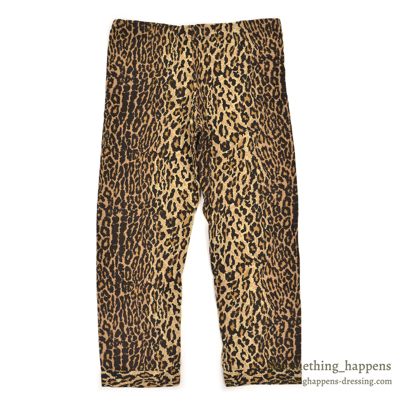 ~1990s NICK & NORA LEOPARD PRINT PAJAMA PANTS ... M