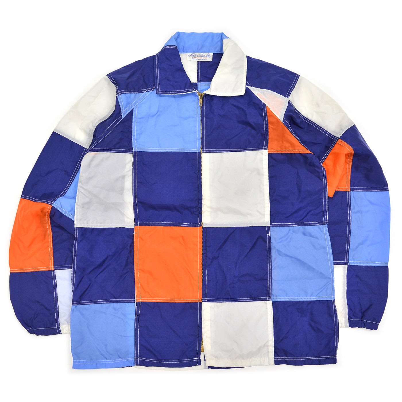 1960s NIKKI'S FLAG SHOP COLOR BLOCK CUSTOM MADE JACKET / EXTREMELY RARE ...