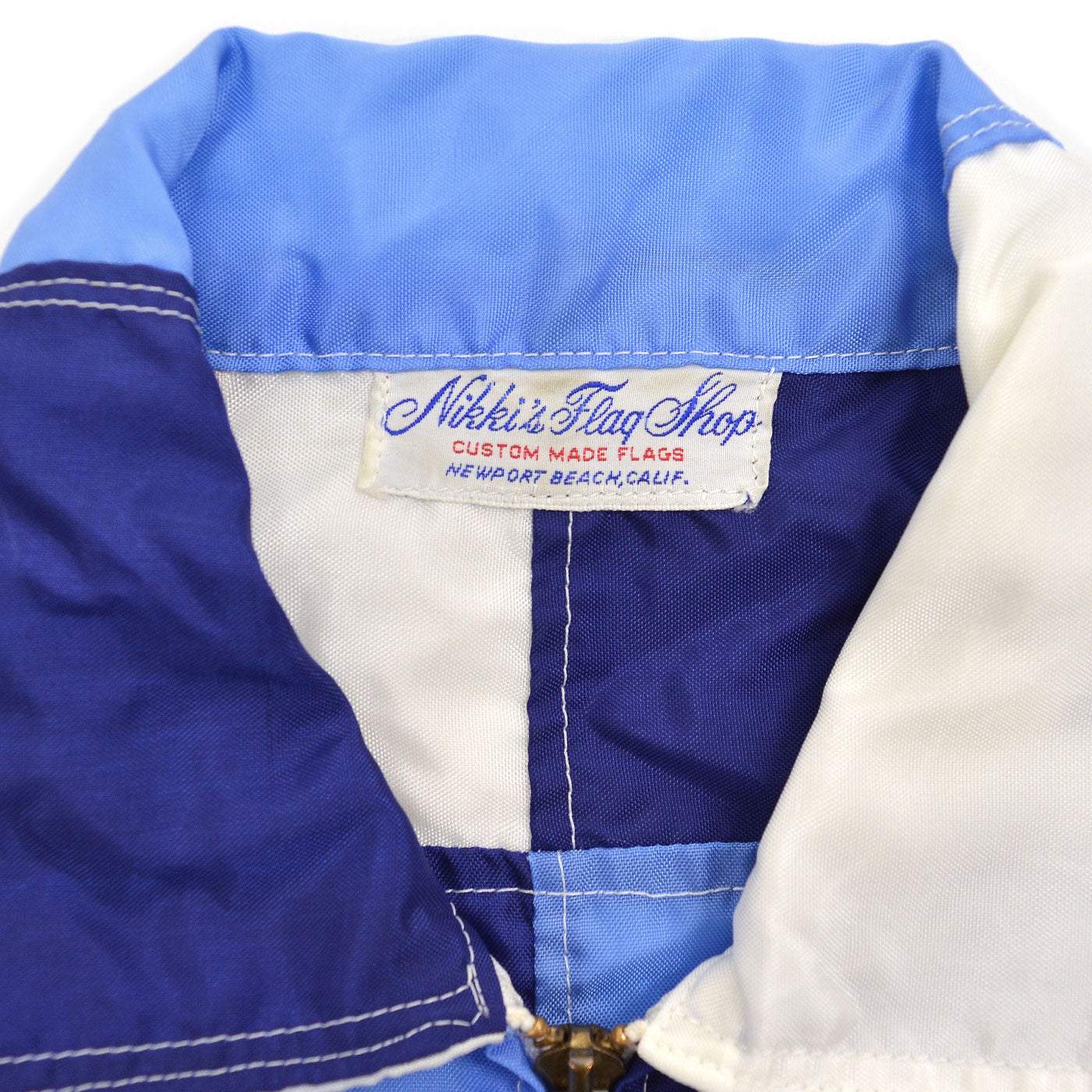 1960s NIKKI'S FLAG SHOP COLOR BLOCK CUSTOM MADE JACKET / EXTREMELY RARE ...