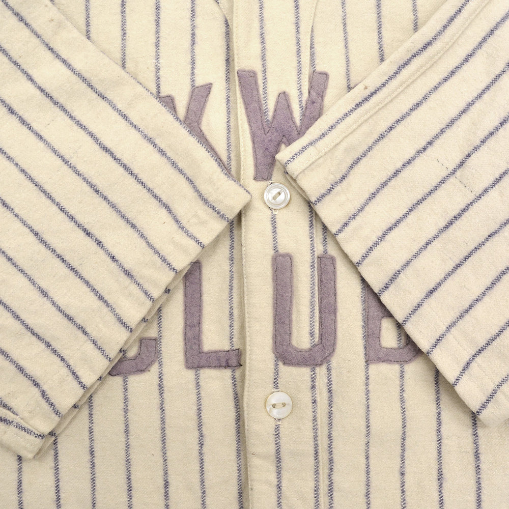 1930s OAKWOOD CLUB BASEBALL WOOL SHIRT & PANTS / SET-UP ...