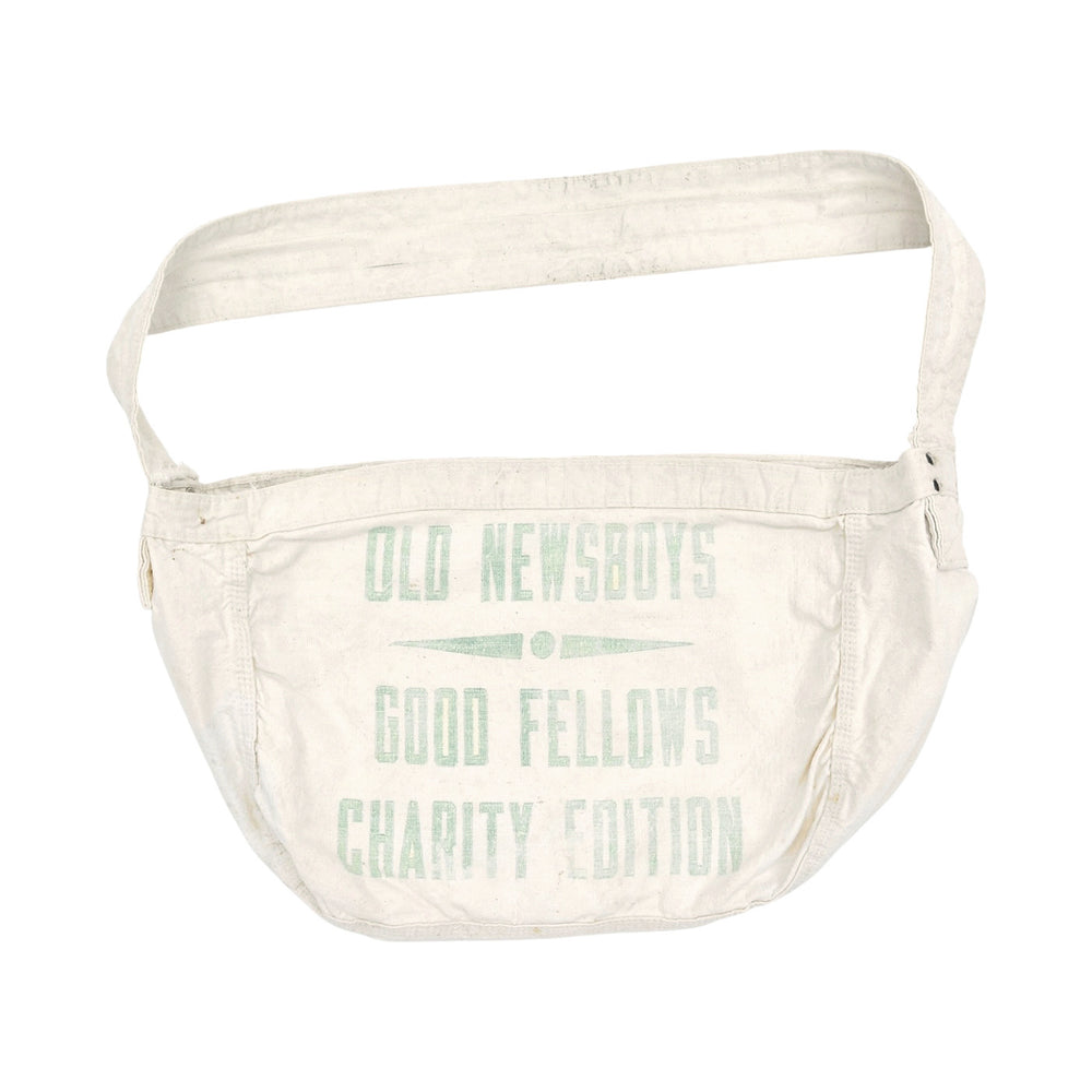 c.1950s OLD NEWSBOYS GOOD FELLOWS CHARITY EDITION NEWSPAPER BAG