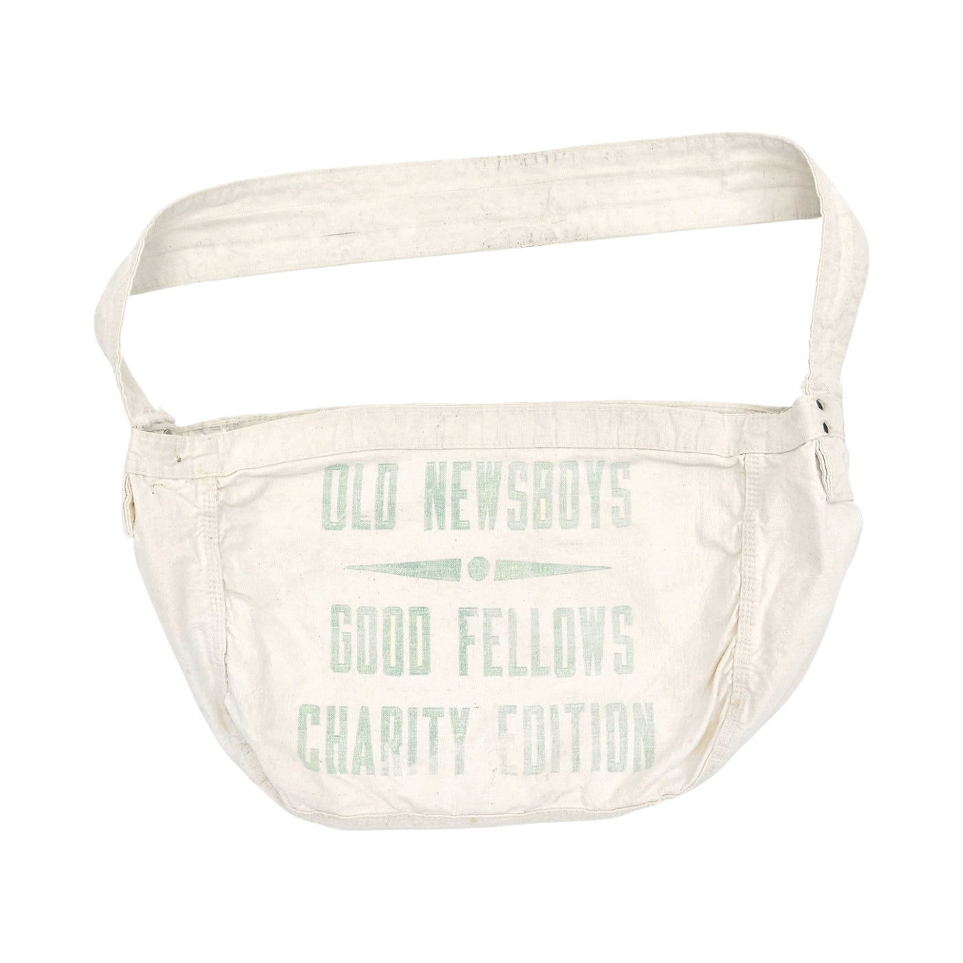 c.1950s OLD NEWSBOYS GOOD FELLOWS CHARITY EDITION NEWSPAPER BAG