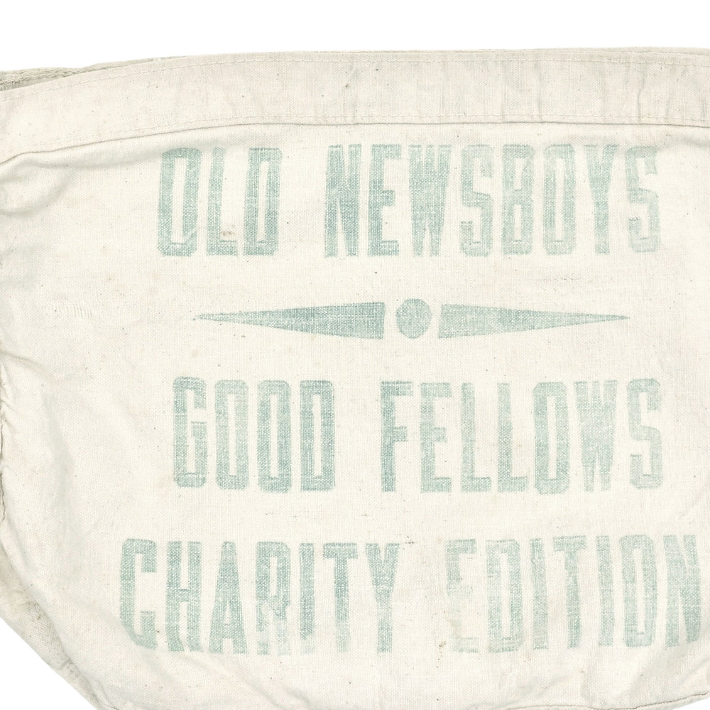 c.1950s OLD NEWSBOYS GOOD FELLOWS CHARITY EDITION NEWSPAPER BAG