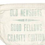 c.1950s OLD NEWSBOYS GOOD FELLOWS CHARITY EDITION NEWSPAPER BAG