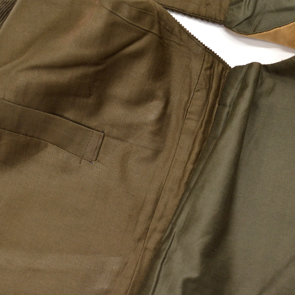 c.1930s DEADSTOCK DARK BROWN CORDUROY WORK VEST / BUCKLE-BACK ... 44