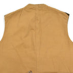 c.1930s DEADSTOCK DARK BROWN CORDUROY WORK VEST / BUCKLE-BACK ... 44