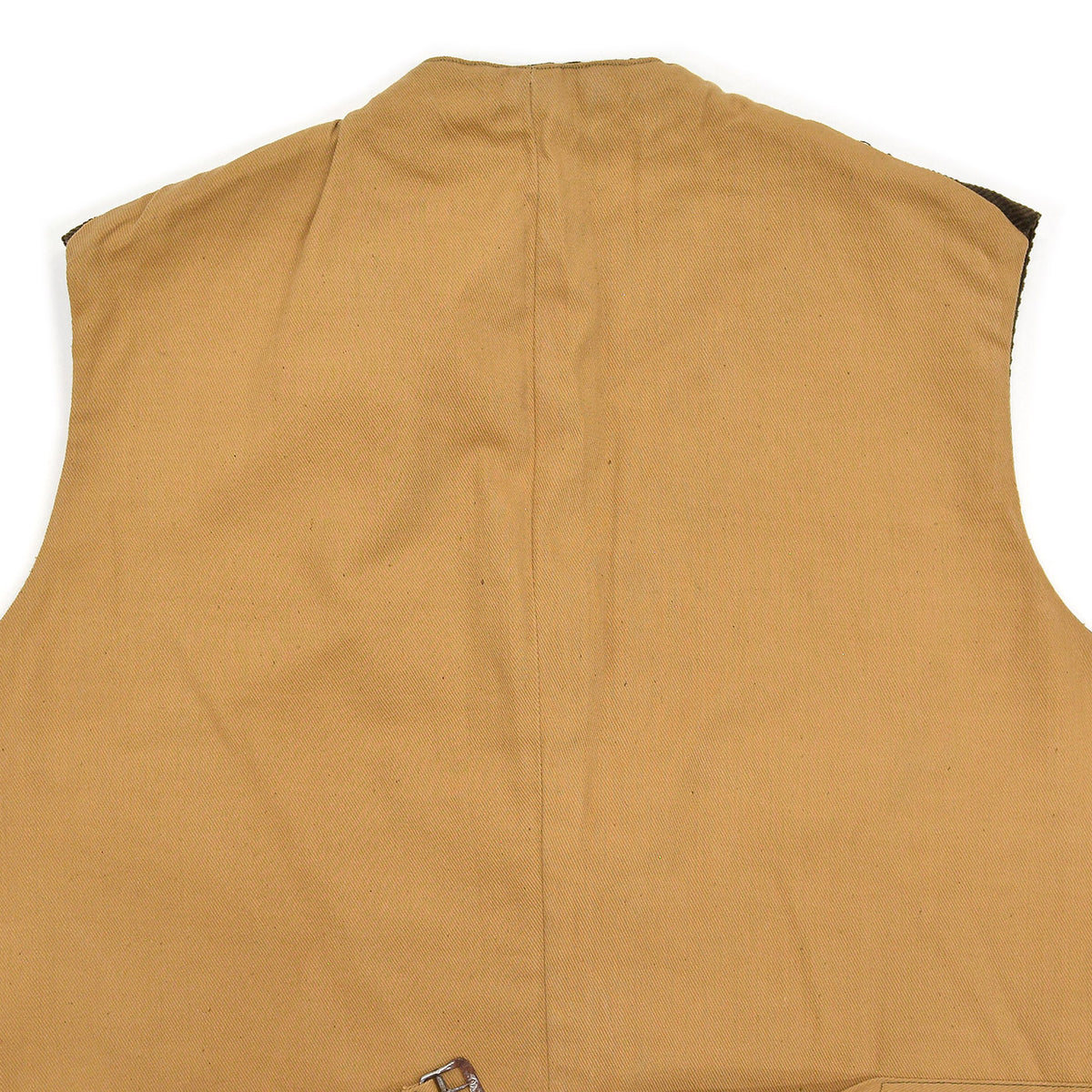 c.1930s DEADSTOCK DARK BROWN CORDUROY WORK VEST / BUCKLE-BACK ... 44