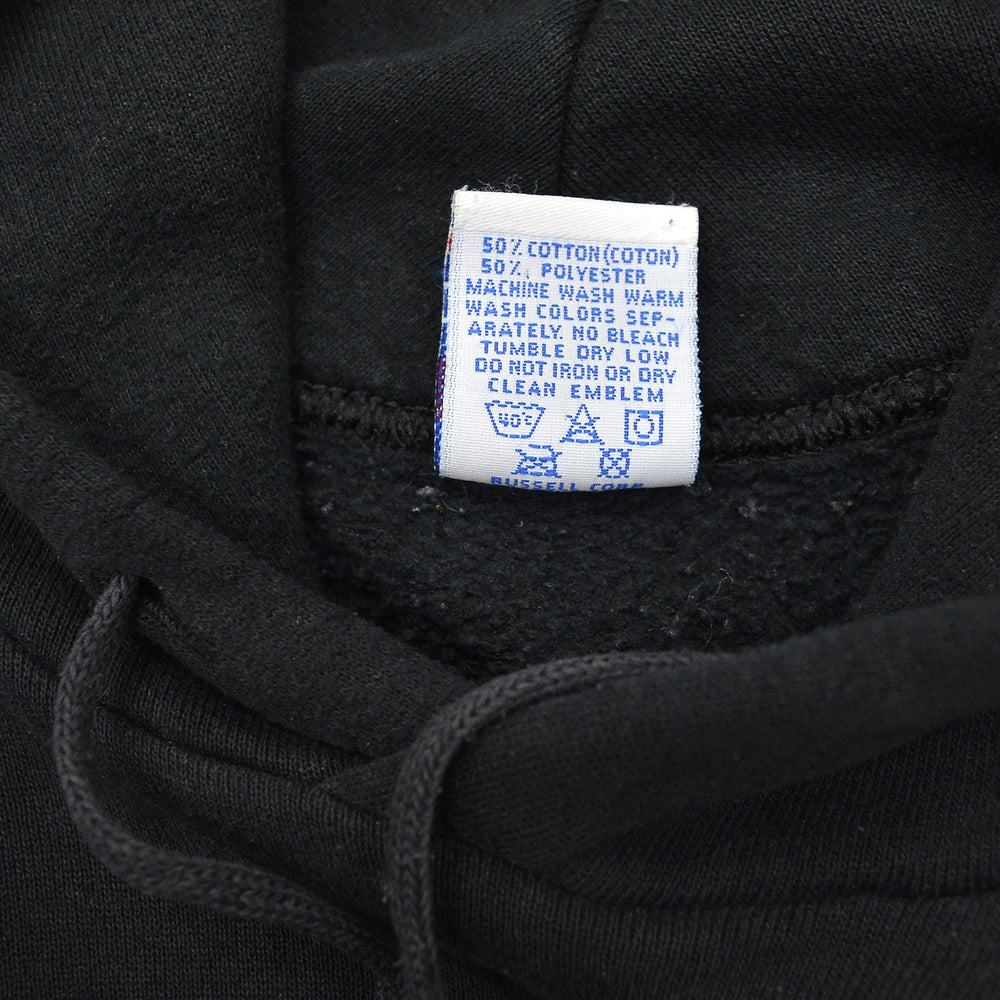 1990s RUSSELL ATHLETIC OSU PRINT SWEAT PARKA / BLACK ... XXL