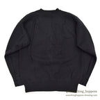 1960's DEADSTOCK PACIFIC ATHLETIC CO FLOCK PRINT SWEAT SHIRT / BLACK ... L