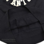 1960's DEADSTOCK PACIFIC ATHLETIC CO FLOCK PRINT SWEAT SHIRT / BLACK ... L