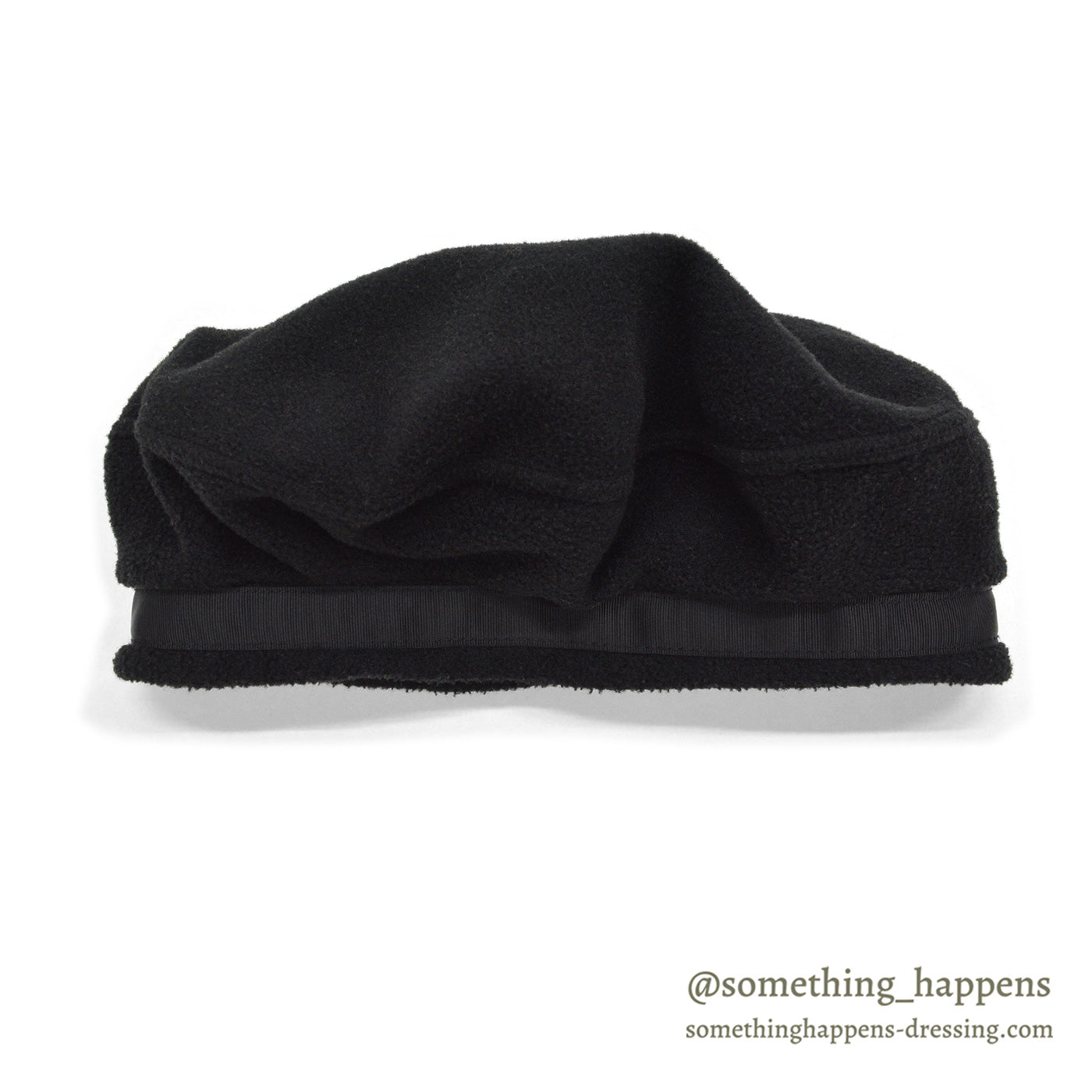 1990's PATAGONIA BLACK FLEECE BERET HAT ... L