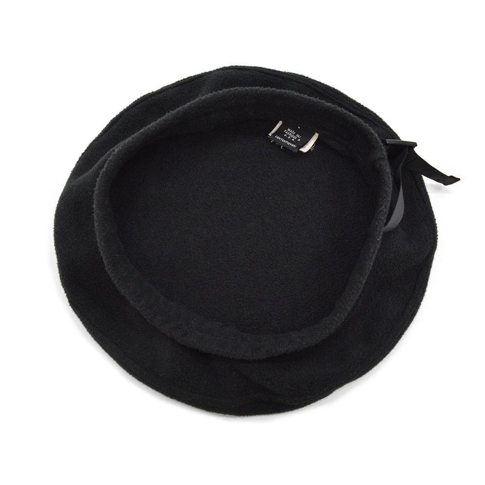 1990's PATAGONIA BLACK FLEECE BERET HAT ... L
