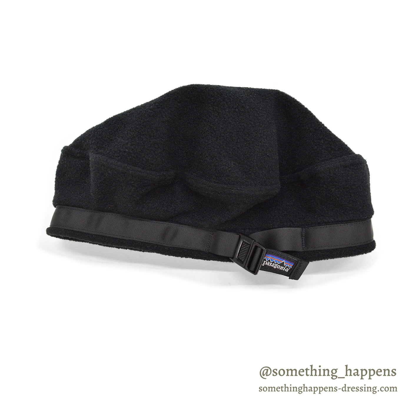 1990's PATAGONIA BLACK FLEECE BERET HAT  M – SomethingHappens