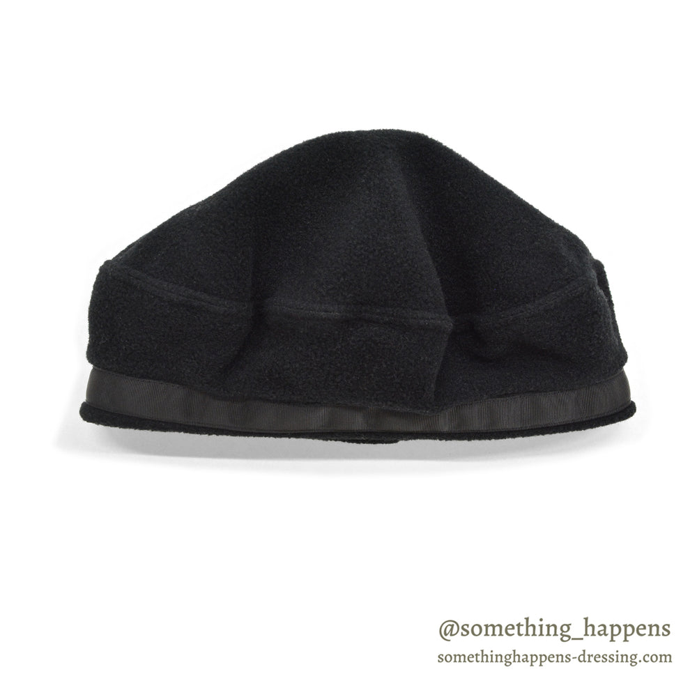 1990's PATAGONIA BLACK FLEECE BERET HAT ... M