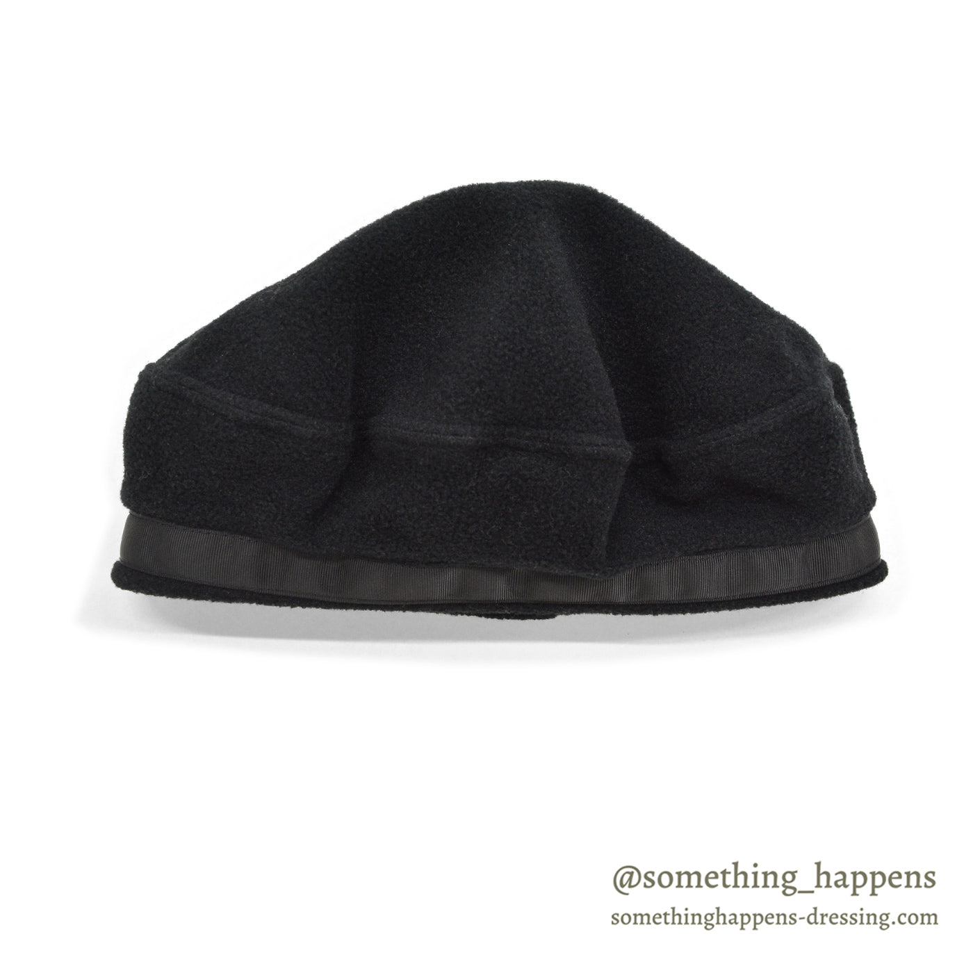 1990's PATAGONIA BLACK FLEECE BERET HAT ... M