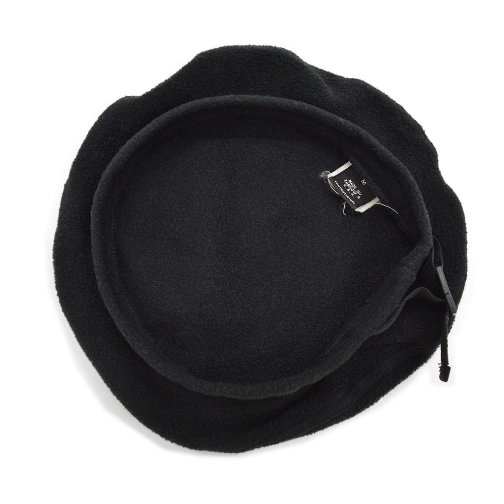 1990's PATAGONIA BLACK FLEECE BERET HAT ... M
