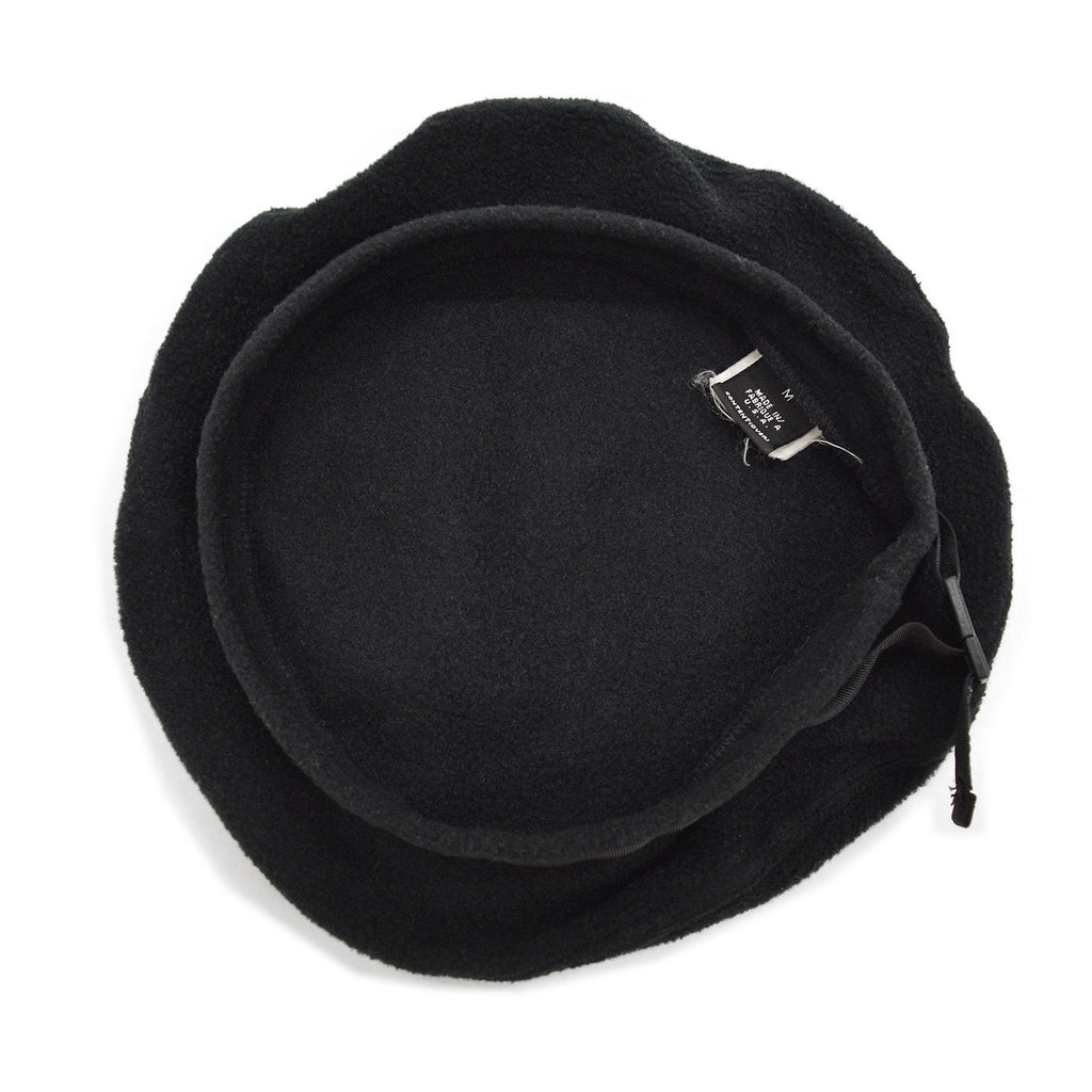 1990's PATAGONIA BLACK FLEECE BERET HAT ... M
