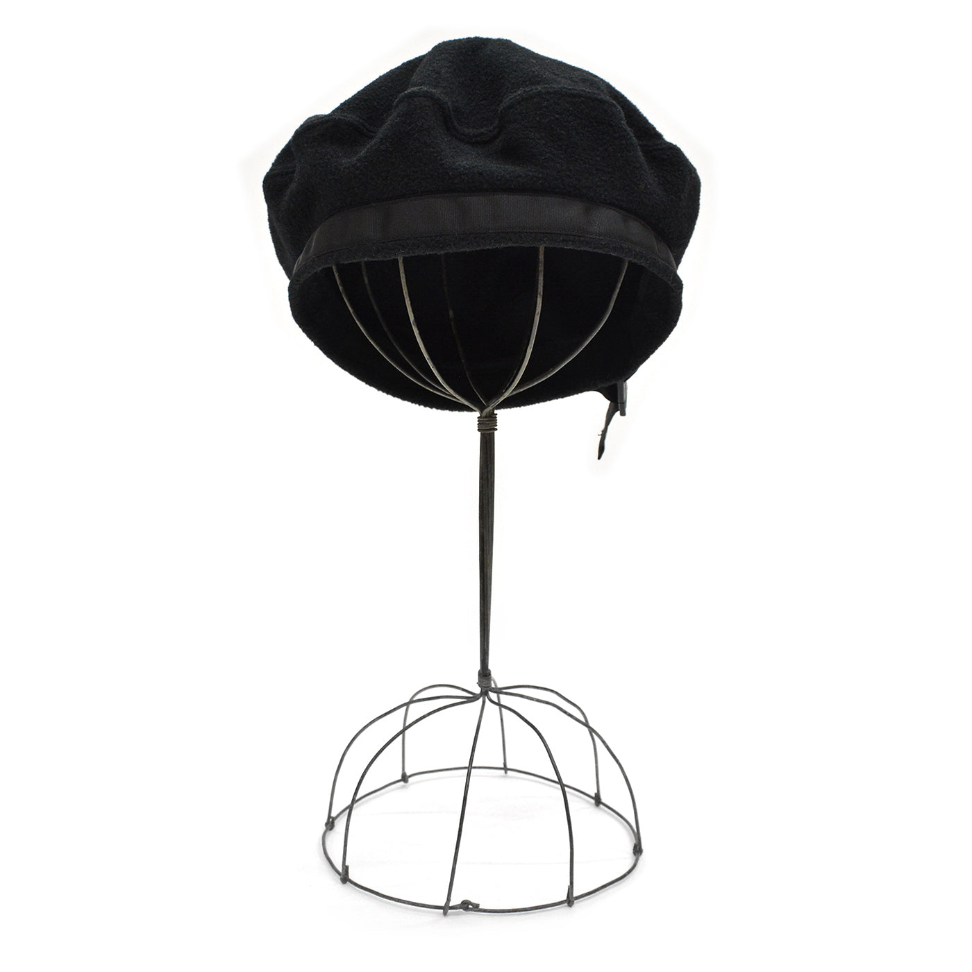 1990's PATAGONIA BLACK FLEECE BERET HAT ... M