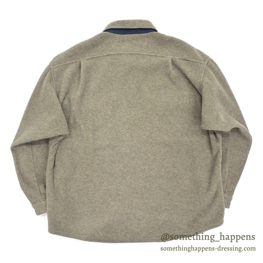 1990's PATAGONIA SYNCHILLA OVER SHIRT / LIGHT GRAY ... L