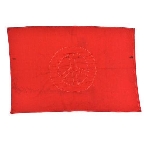 1960's~ HANDMADE ANTI-WAR PEACE FLAG ...