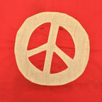 1960's~ HANDMADE ANTI-WAR PEACE FLAG ...