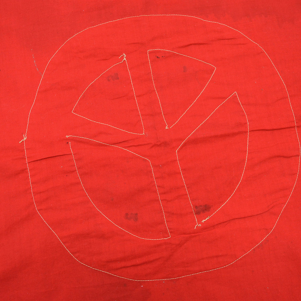 1960's~ HANDMADE ANTI-WAR PEACE FLAG ...