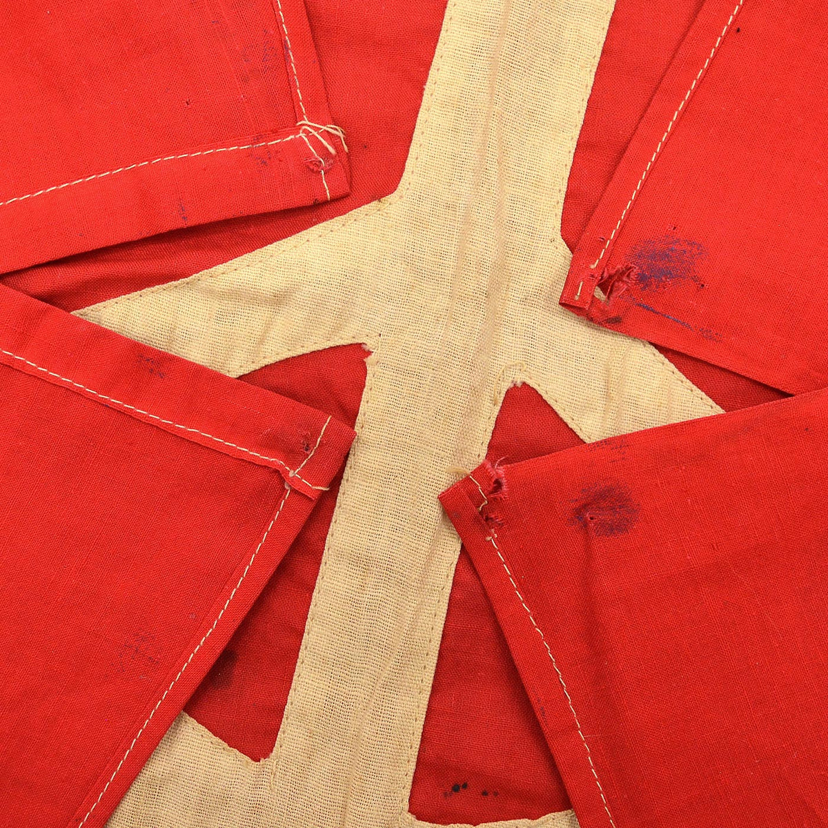 1960's~ HANDMADE ANTI-WAR PEACE FLAG ...