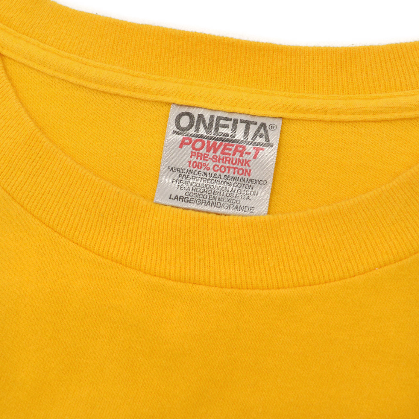 1990's ONEITA CHARLIE BROWN ZIG-ZAG T-SHIRT ... L