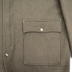 1960's PETERS WOOL COAT / UNUSUAL DETAIL ... XL