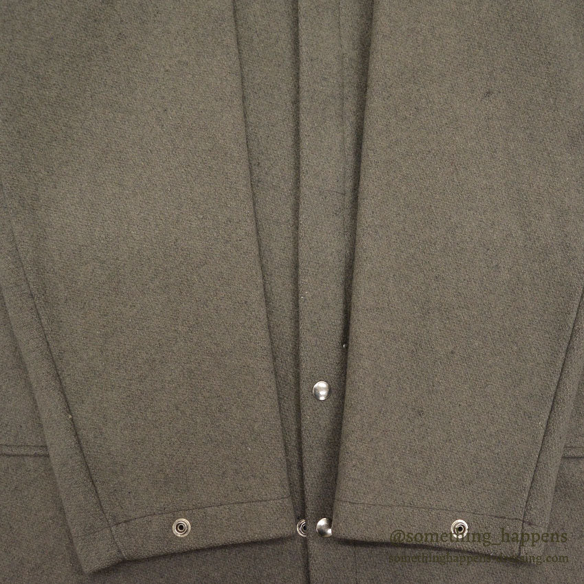 1960's PETERS WOOL COAT / UNUSUAL DETAIL ... XL