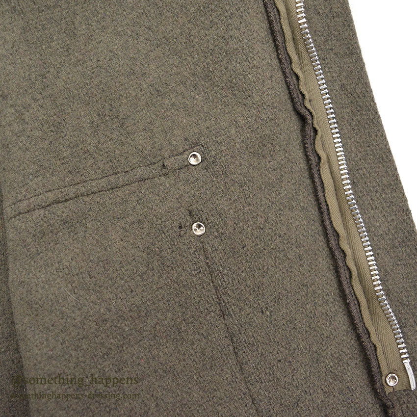 1960's PETERS WOOL COAT / UNUSUAL DETAIL ... XL