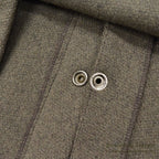 1960's PETERS WOOL COAT / UNUSUAL DETAIL ... XL