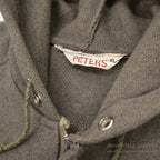 1960's PETERS WOOL COAT / UNUSUAL DETAIL ... XL