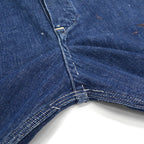 1940s PIONEER PAINT SPLATTER DENIM OVERALL ... W39