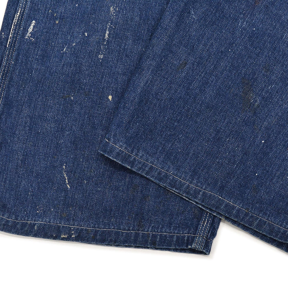 1940's PIONEER PAINT SPLATTER DENIM OVERALL ... W39