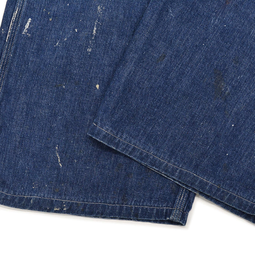 1940s PIONEER PAINT SPLATTER DENIM OVERALL ... W39