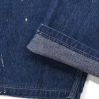 1940s PIONEER PAINT SPLATTER DENIM OVERALL ... W39