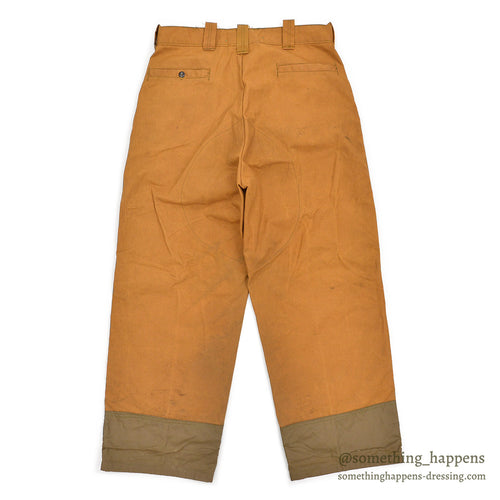 1960's UNKNOWN DOG LABEL HUNTING BRUSH PANTS ... W33.5/L27