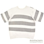 1950's OLD PRISONER STRIPE COSTUME CUT-OFF SWEAT SHIRT ...