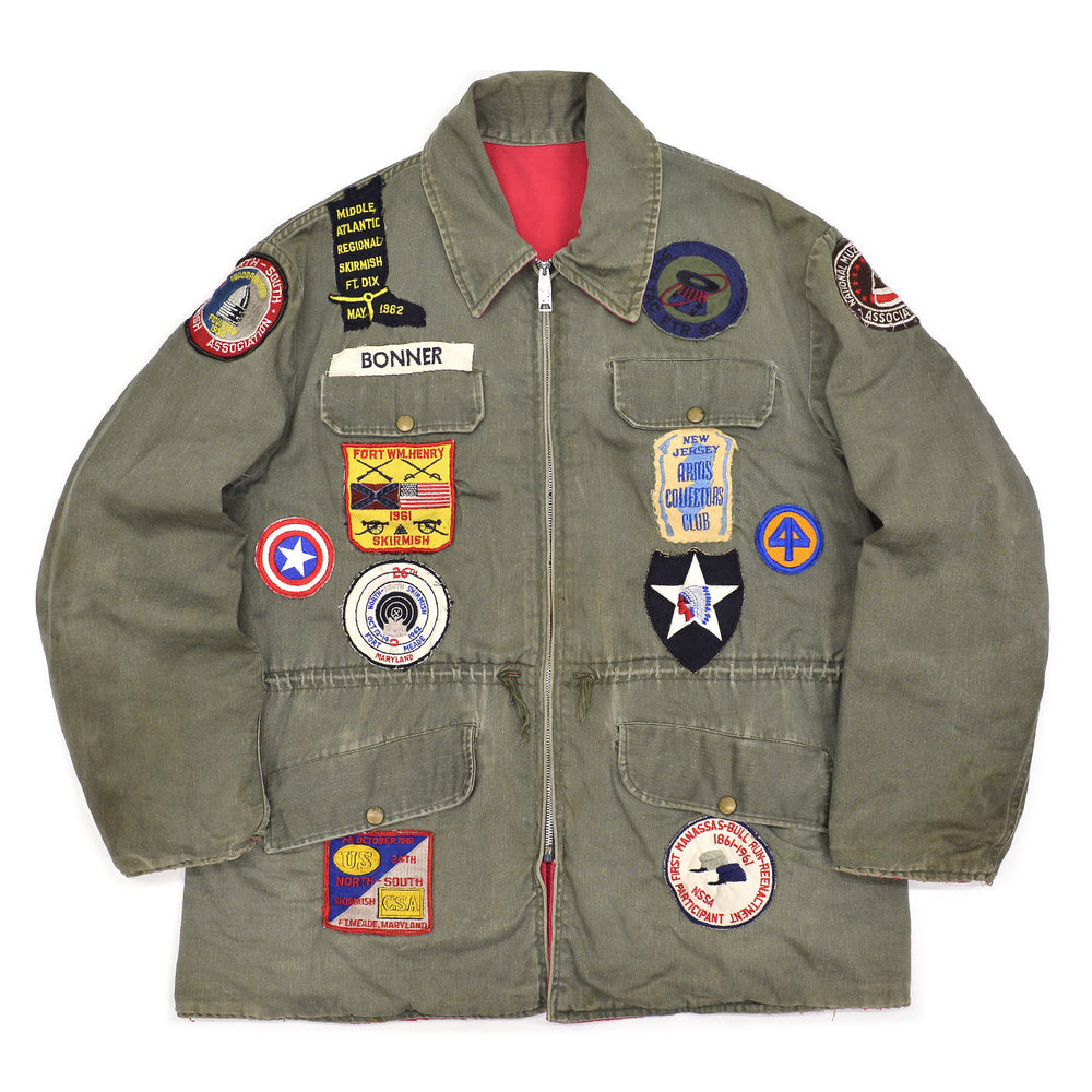 60's PROFILE SPORTSWEAR COLLECTORS PATCHE REVERSIBLE HUNTING JACKET ... 42