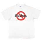 1990s HANES NO RACISM T-SHIRT ... L