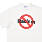 1990s HANES NO RACISM T-SHIRT ... L