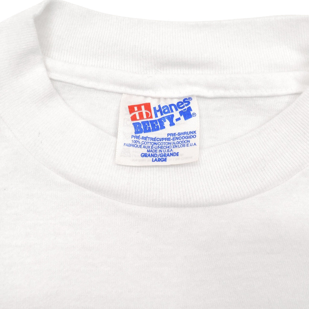1990s HANES NO RACISM T-SHIRT ... L