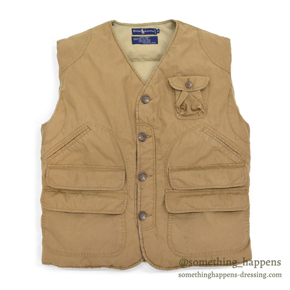 1980's RALPH LAUREN HUNTING DOWN VEST...M